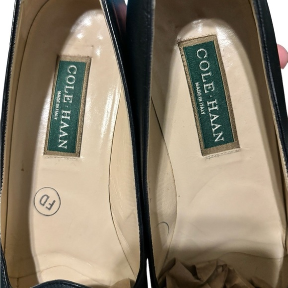 Cole Haan Blue Soft Leather Tassel Loafers Women's Size 8.5 Italy Classics - Picture 10 of 10